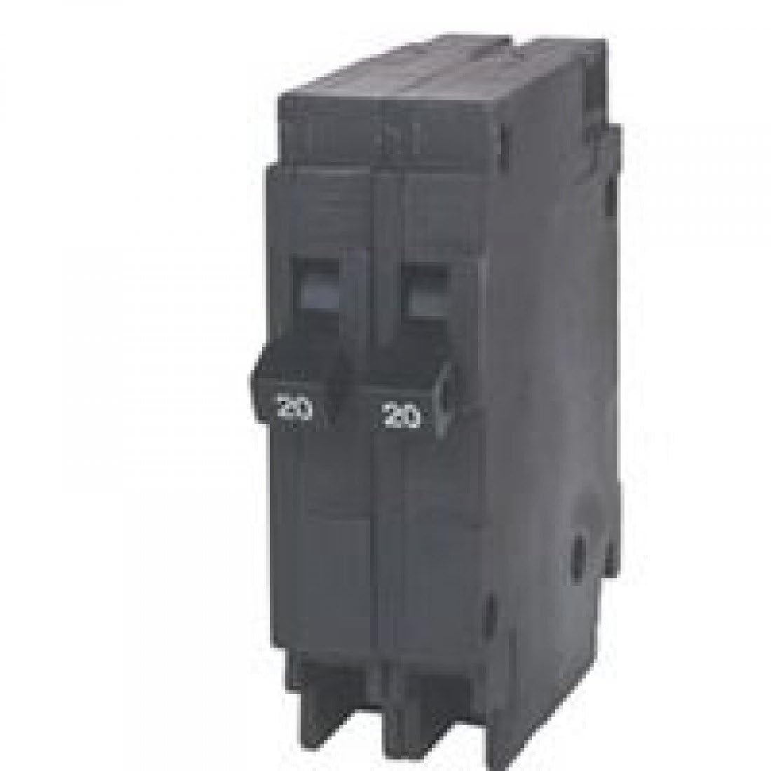 Siemens Q2020 Two 20-Amp Single Pole 120-Volt Circuit Breakers, for use only where Type QT breakers are allowed