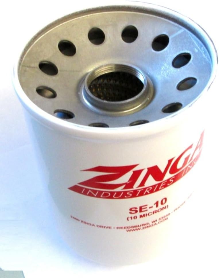 ZA SE-10 - Zinga Spin on Filter 10 Micron 1-1/2''-16 Threads