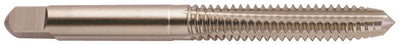 YG-1 A7 Series Vanadium Alloy HSS Hand Tap, Uncoated (Bright) Finish, Round Shank with Square End, Bottoming Chamfer, #4-40 Thread Size, H2 Tolerance