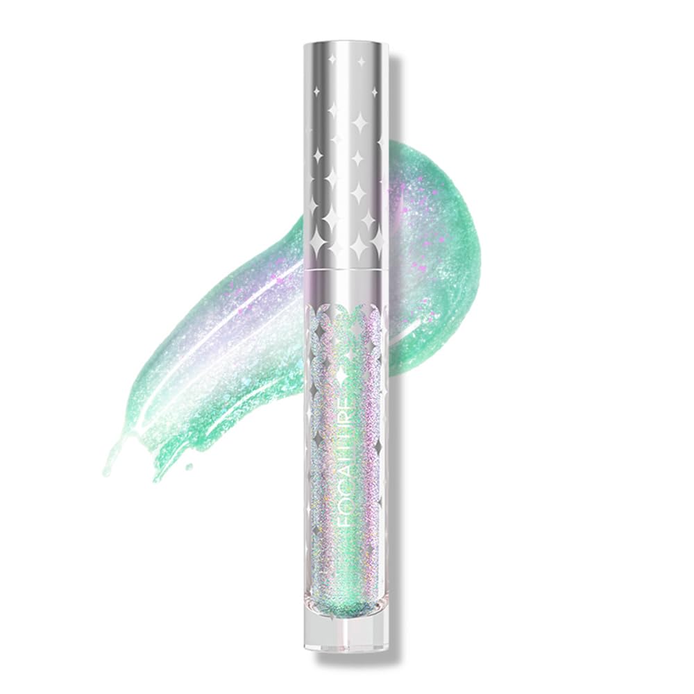 Glitter Liquid Lipstick, Hydrating Moisturizing Lip Gloss for Women, Sparkly Shimmer Lip Makeup, Smooth Lightweight