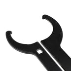 FAPO 2 Pcs Universal Coilover Shock Adjustment Tool, Steel Spanner Wrenches C-Shape Hook for Suspension Lowering Kits