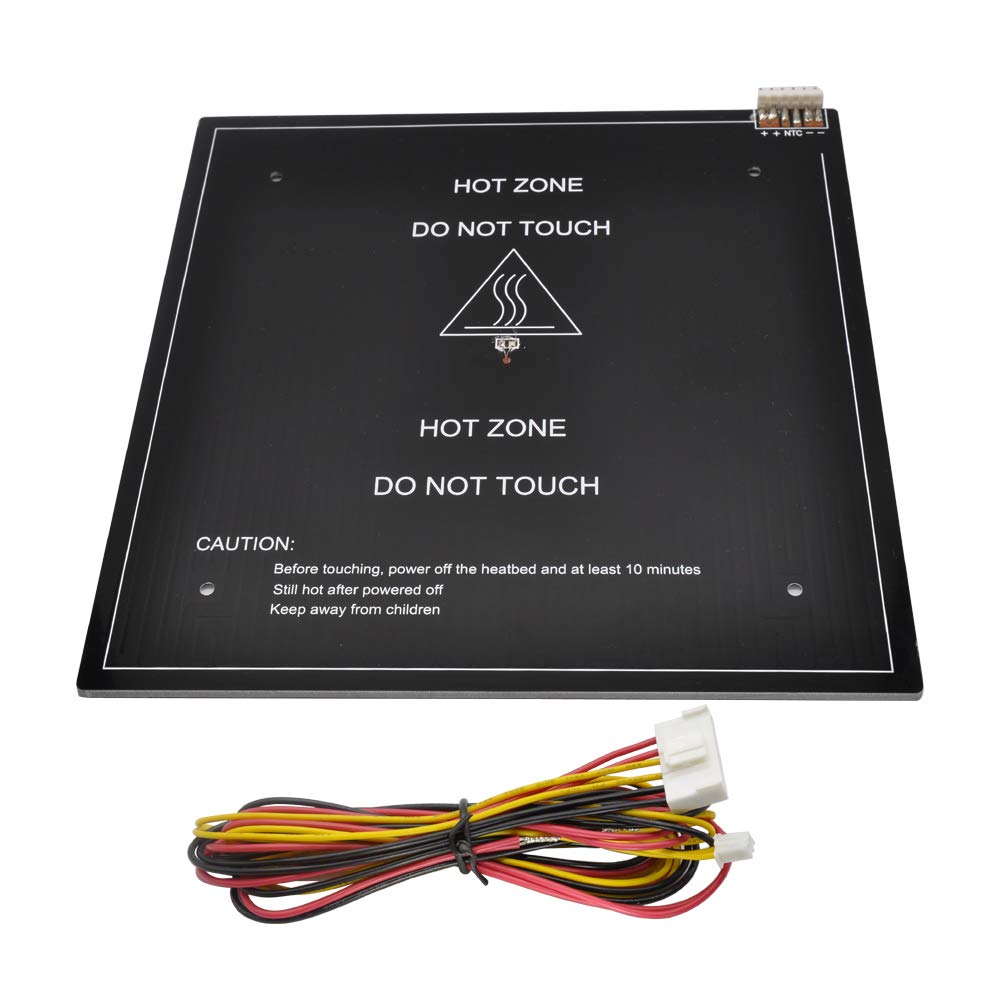 24V 220W Aluminum Ender 3 Heated Bed Ender 3 Pro Heatbed 235×235x3mm with Cable for Ender-3 /Ender 3X / Ender 3Pro 3D