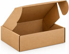 Corrugated Shipping Mailing Boxes 11x8¾x3", Kraft,B Flute, 50 Pack