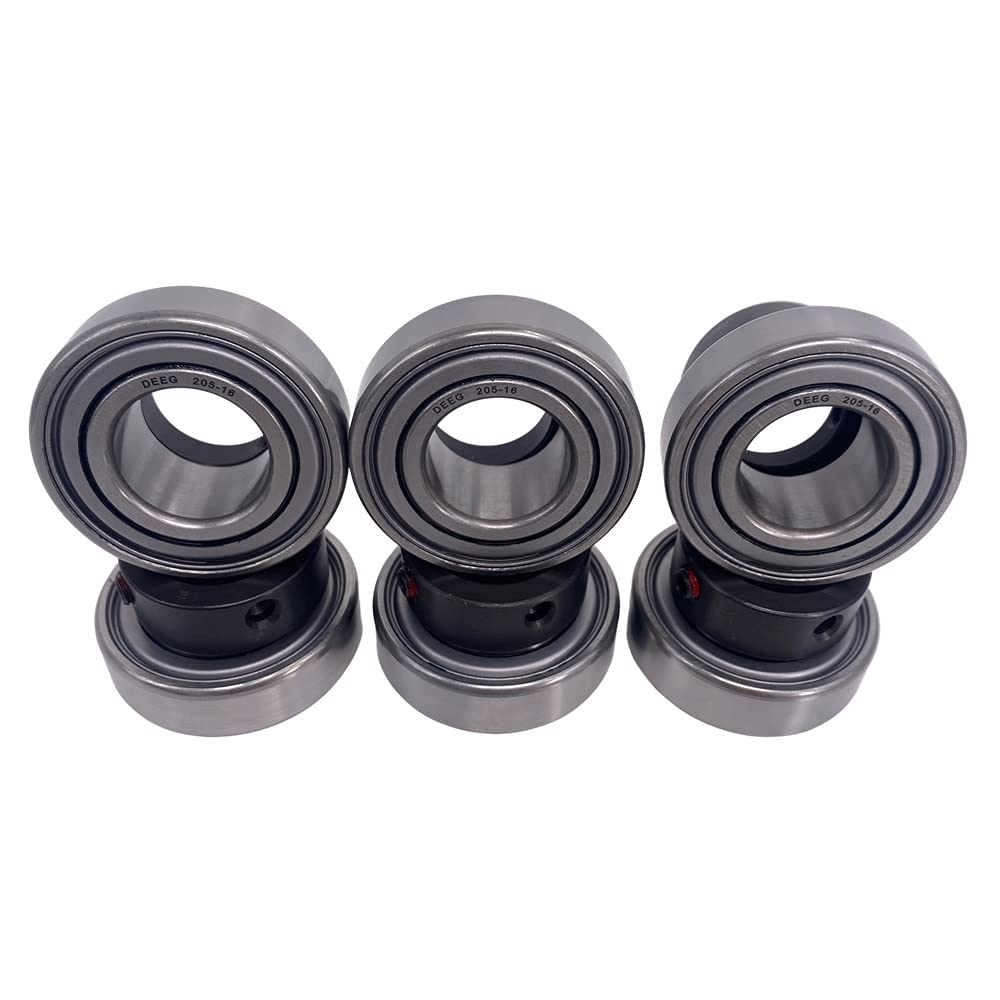 DEEG 6PCS Mower Deck Spindle Bearing Replacement CSA205-16 25.4X52X15/31mm