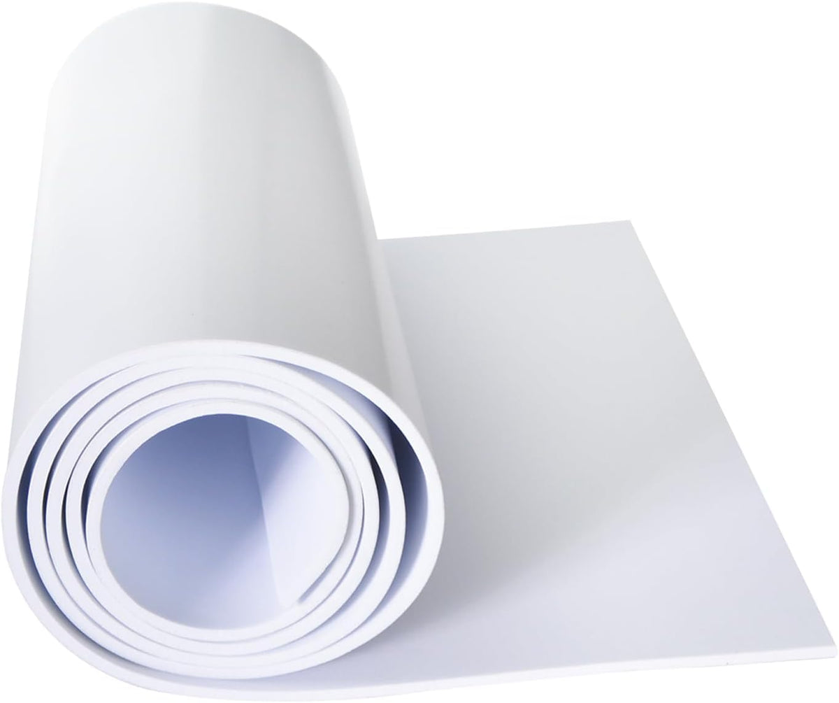 Closed Cell Neoprene Foam Rubber Sheet with Adhesive - 60 x 15 x 1/8 Inch Multi-Function Insulation, Soundproofing