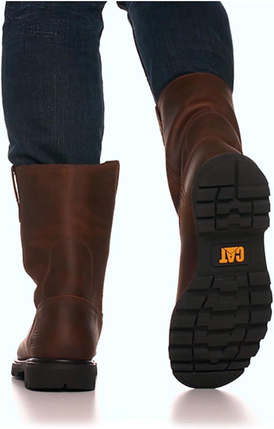 CAT Men's Revolver Pull-on Steel Toe Construction Boot