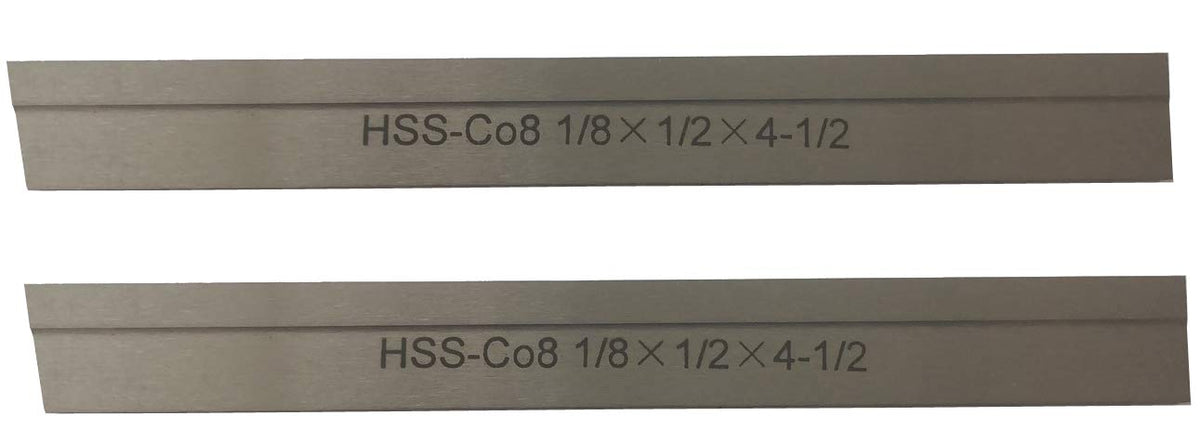 8% Cobalt Lathe Parting Cut Off Blade, 1/8" x 1/2" x 4-1/2"
