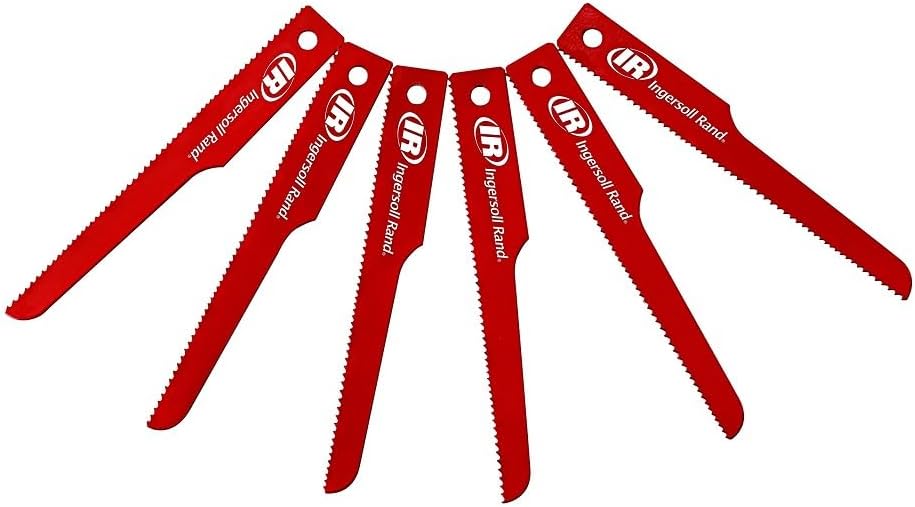 Ingersoll Rand P4EV-6 Reciprocating Saw Blades, 6 Pack