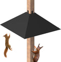 Metal Squirrel Baffle for 4x4 Post, Outside Wooden Pole Mount Squirrel Guards for Bird Feeders, 17 Inch Squirrels