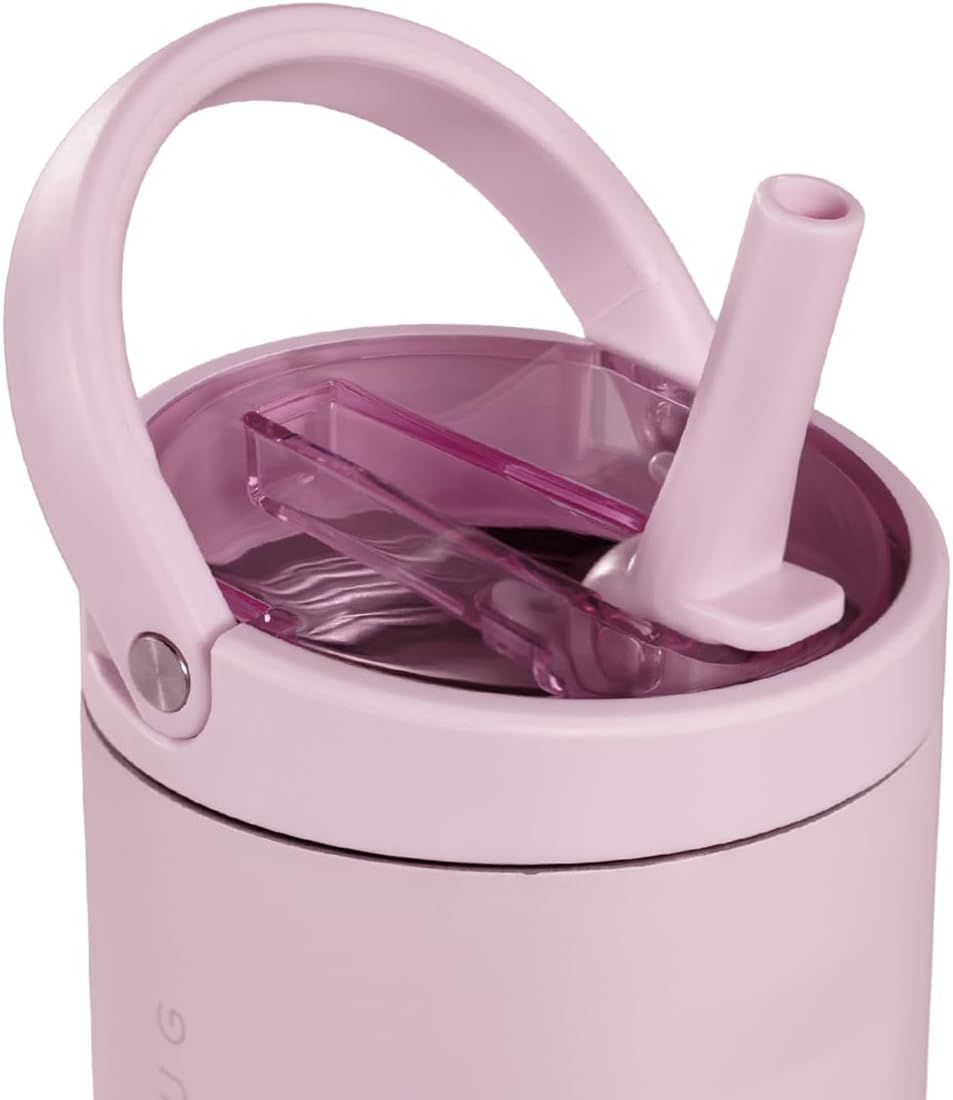 Sport 14 oz Insulated Kids Water Bottle with Straw, Sweet Pea