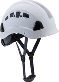 Hard Hats Construction Safety Helmet ANSI Z89.1 Approved OSHA Hardhat, LOHASPRO Vented Men Worker White Hard Hat with