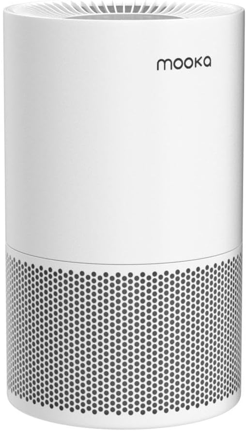 Air Purifiers for Home Large Rooms up to 1200ft², MOOKA H13 True HEPA Air Purifier for Bedroom Pets with
