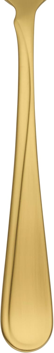 Flatware Flight Gold Satin 18/0 Silverware Set for 4, (20-Piece)
