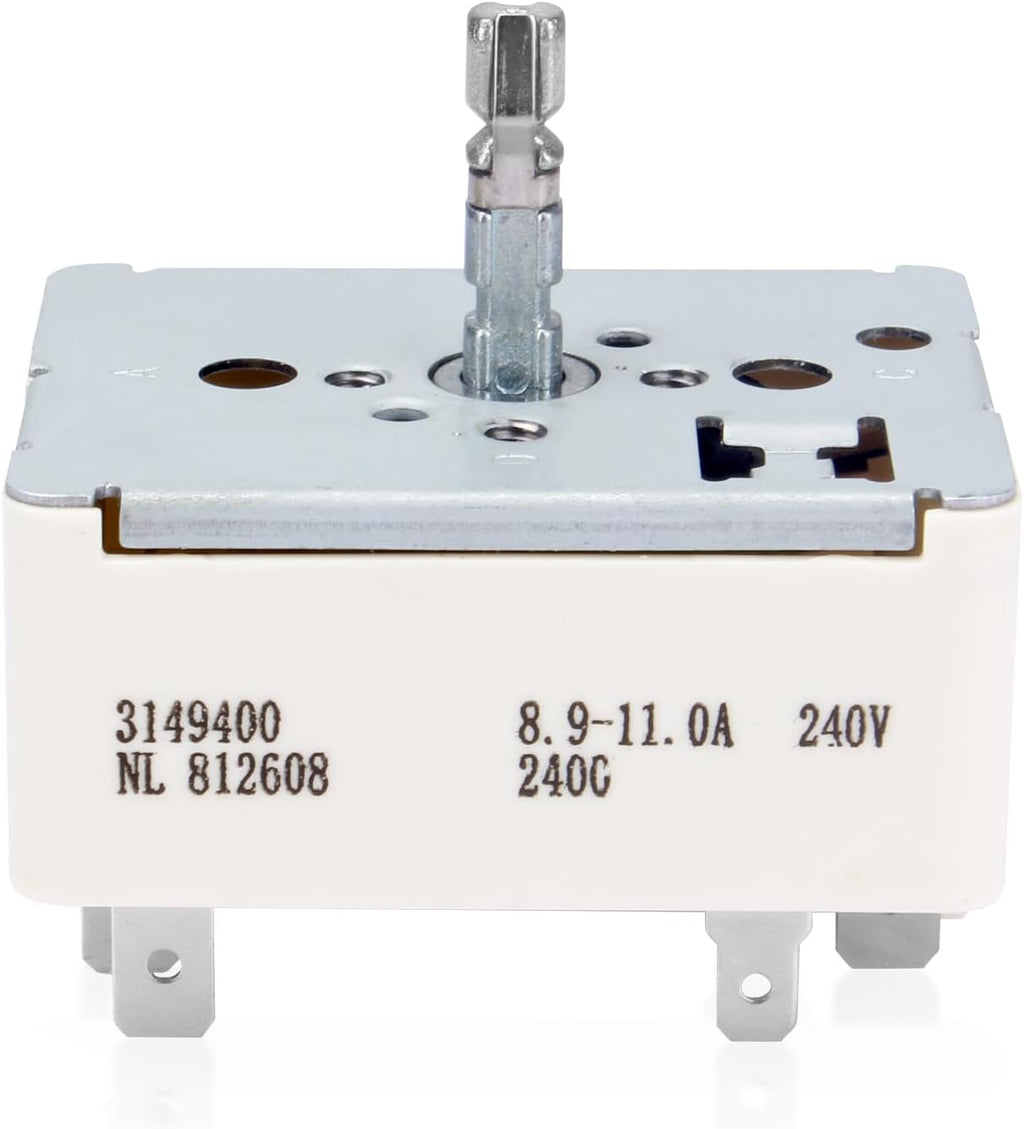 WP3149400 3148954 3148953 3149400 Range Surface Burner Infinite Switch