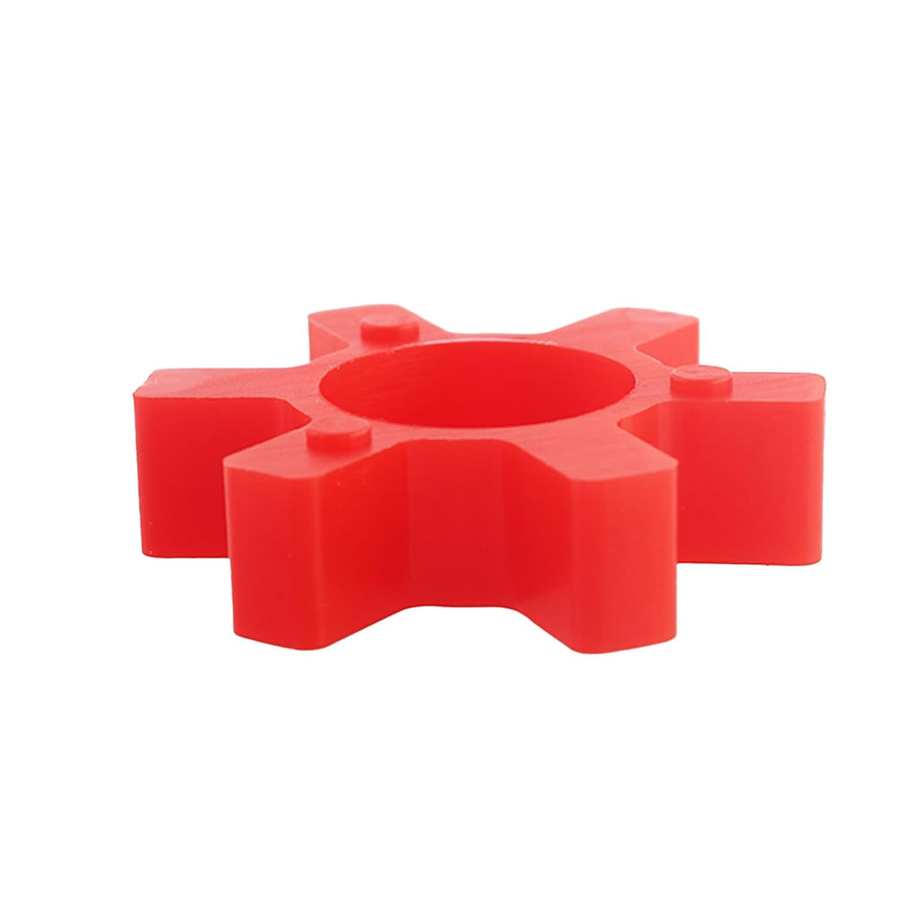 4PCS Rubber L Jaw Coupling Shaft L075 Polyurethane Solid Coupling Center Insert Outer Diameter 44mm Hexagonal Elastic Jaw Cushion Gasket