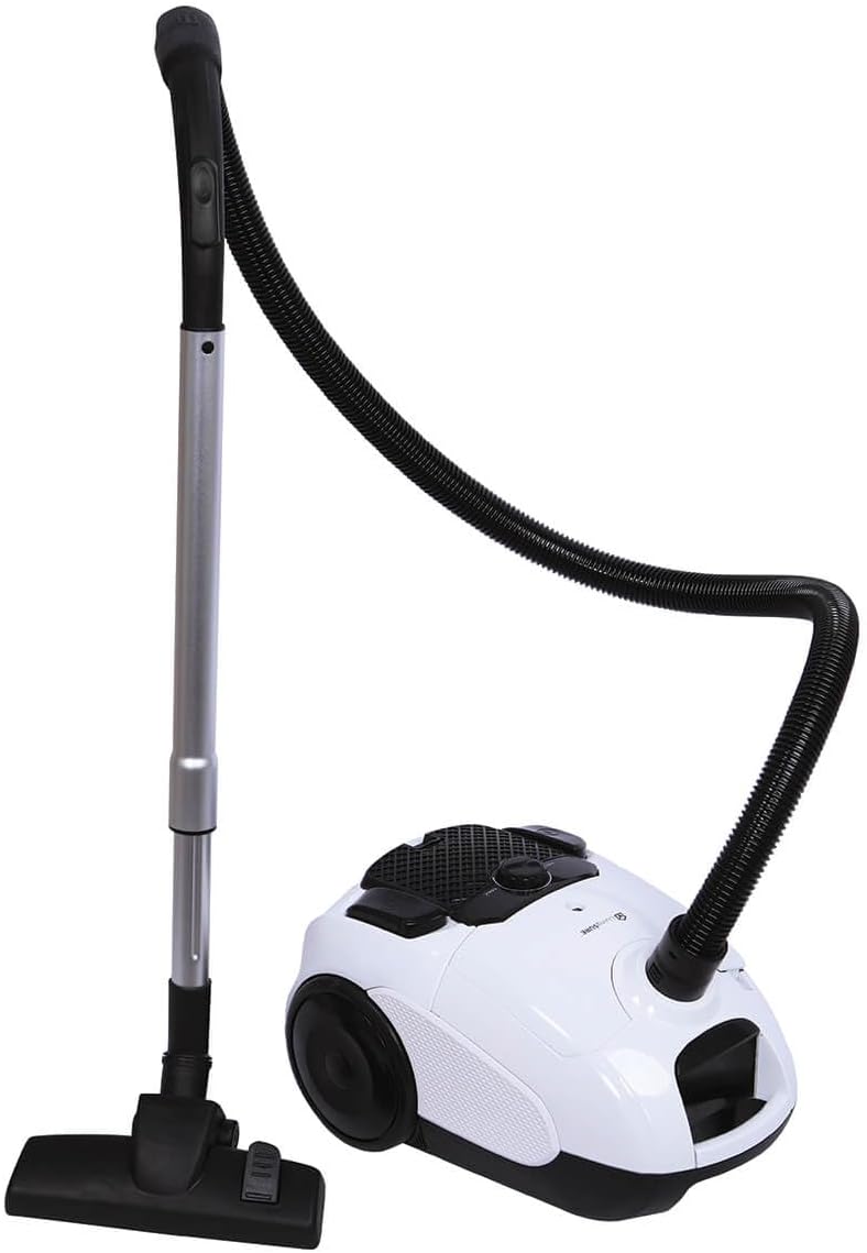 Classic Lightweight Canister Vacuum, Cleaning & Laundry | Automatic Cord Rewind, Bag, Compact, HEPA, Lightweight