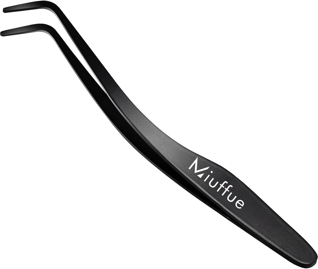 Lash Applicator Tool Curved Eyelash Tweezers
