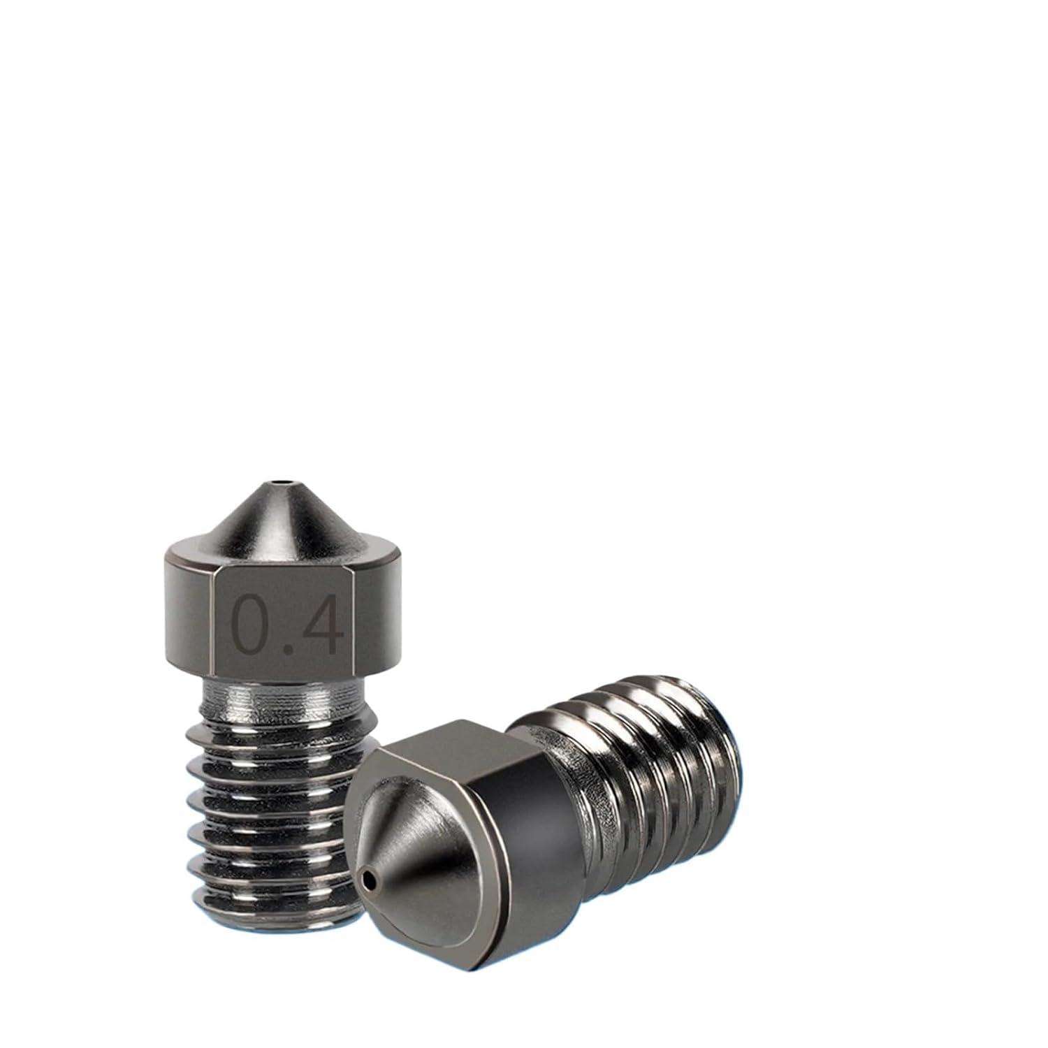V6 Hardened Steel Nozzle, Compatible with E3D | Multi-size 3D printer hotend nozzle, 0.2-1.0mm for 1.75mm filament