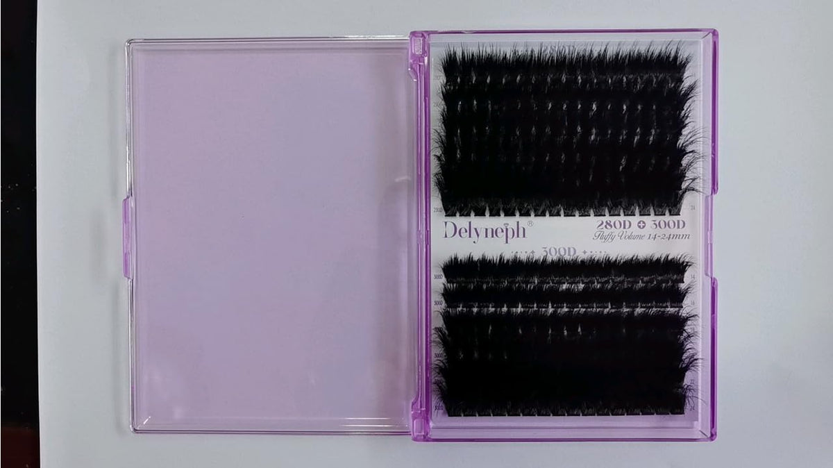 Fluffy Lash Clusters with Spikes 280D 300D Thick Volume Eyelash Clusters