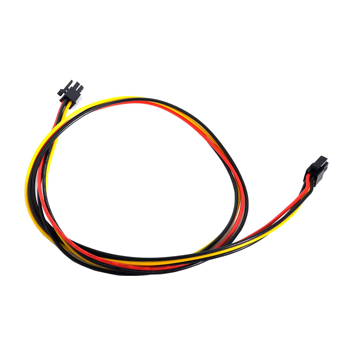 cablecc Pitch=3.0mm ATX Molex Micro Fit Connector 4Pin Power Male to Male Cable 60cm