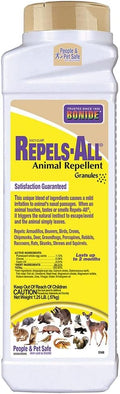 Repels-All Animal Repellent Granules, 1.25 lbs. | Ready-to-Use, Deer & Rabbit Repellent, Deter Pests from Lawn & Garden