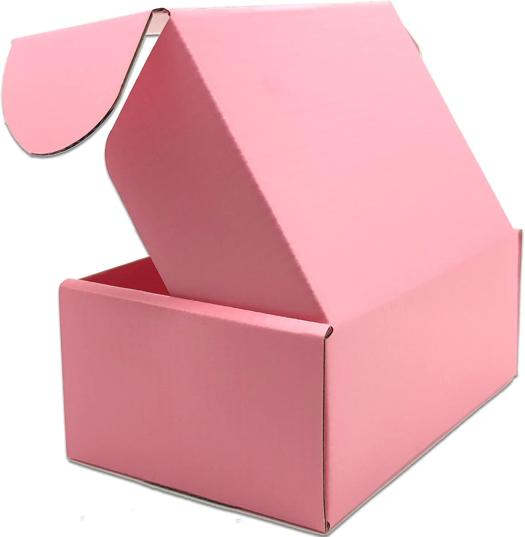 Small 6x4x2 Pink Shipping Boxes for Packaging Small Business Set of 25 Cardboard Cardboard Mailer Boxes for Shipping