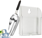 Ice Cube Scoop with Magnetic Holder for GE Opal Nugget Ice Maker and Freezer,Multipurpose Ice Scoop for Pet Food