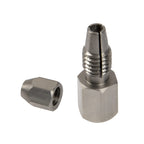 2Pack Vgoohobby CNC Stainless Steel RC Flex Collet Coupler Flexible Coupling Motor Shaft Locker for DIY RC Boat Submarine (3.17mm to 4mm)