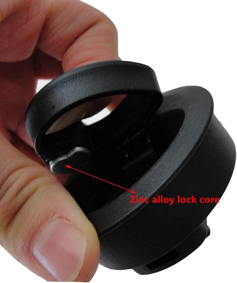 4 PCS Flush Pull Hatch Latch Round Slam Latch for RV Boat Deck 1/4" Door Cabinet Door Locking Style Marine Flush Pull Latch Black