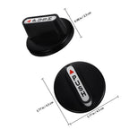 Gas Stove Control Knob Replacement, Switch Button Plastic Black 5Pcs