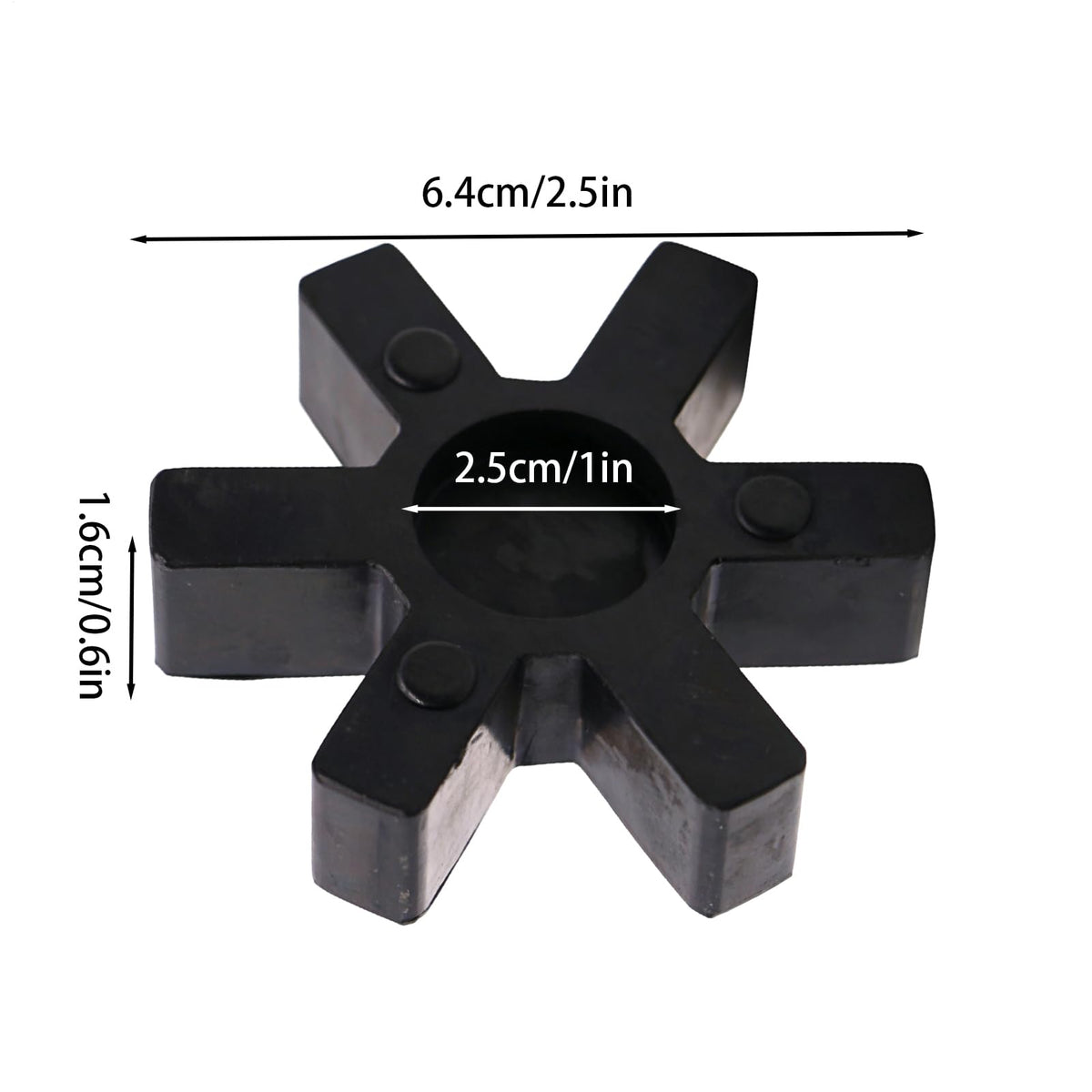 L-Jaw Coupling L99/L100 Solid Flexible Rubber