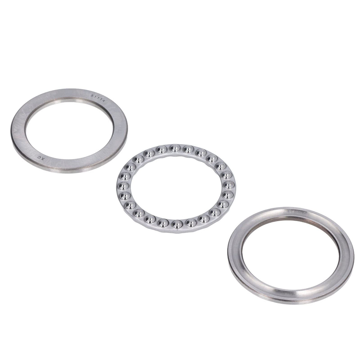 ViaGasaFamido Thrust Ball Bearing 51114, 75x95x18mm Forging Roller
