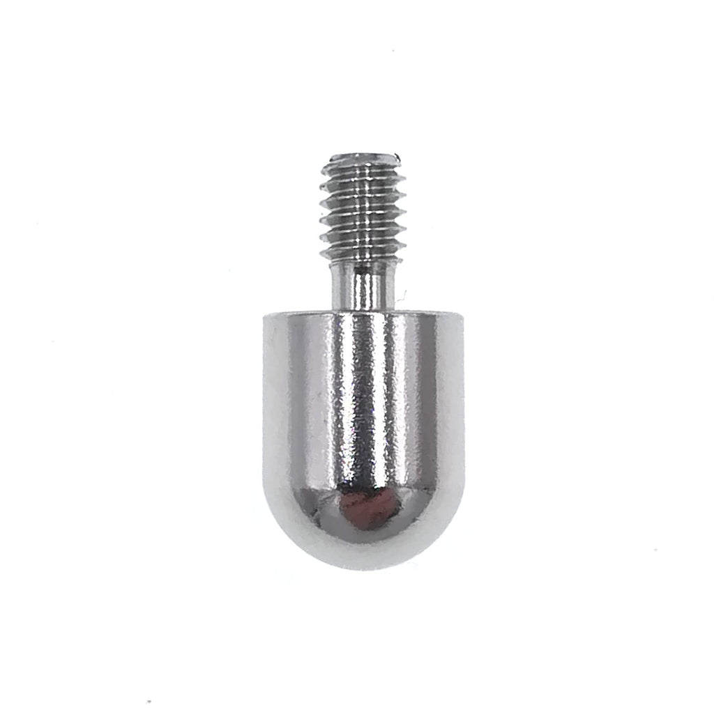 SUXING Spherical Point Contact Point for Dial Digital Indicator Depth Gauge Tip 4-48 UNF Thread Shank (1/4" Diameter)