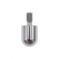 SUXING Spherical Point Contact Point for Dial Digital Indicator Depth Gauge Tip 4-48 UNF Thread Shank (1/4" Diameter)