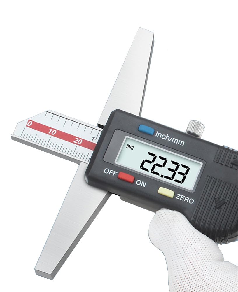 Depth Gauge Vernier Caliper,0-6"/150mm,0-8"/200mm,0-12"/300mm (Digital 0-200mm)