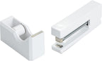 Office & Desk Sets - 1 Stapler & 1 Tape Dispenser - White - 2/Pack