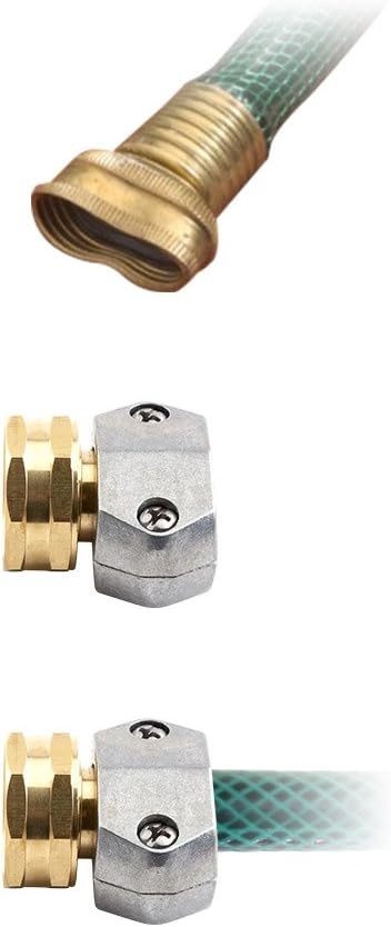 Gilmour 801134-1003 Heavy Duty Zinc and Brass Male Clamp Coupling, 5/8" x 3/4"