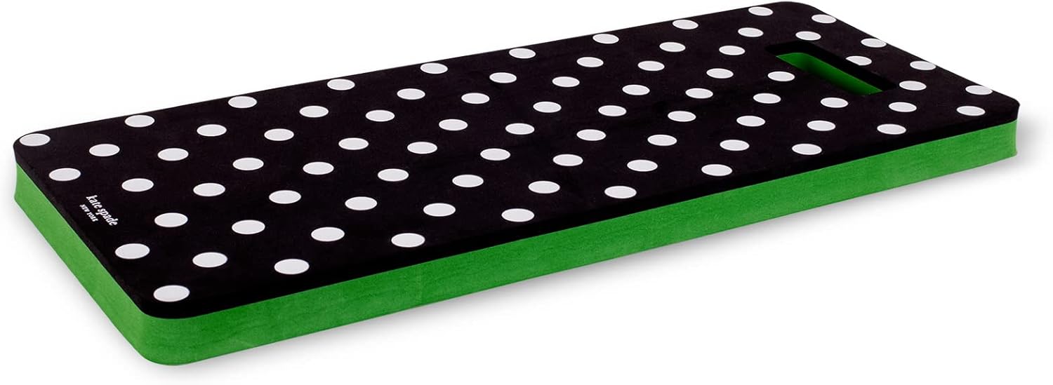 Garden Kneeler and Gardening Gloves for Women, Cute Garden Tool Set with Thick Kneeling Pad and Yard Gloves, Picture Dot