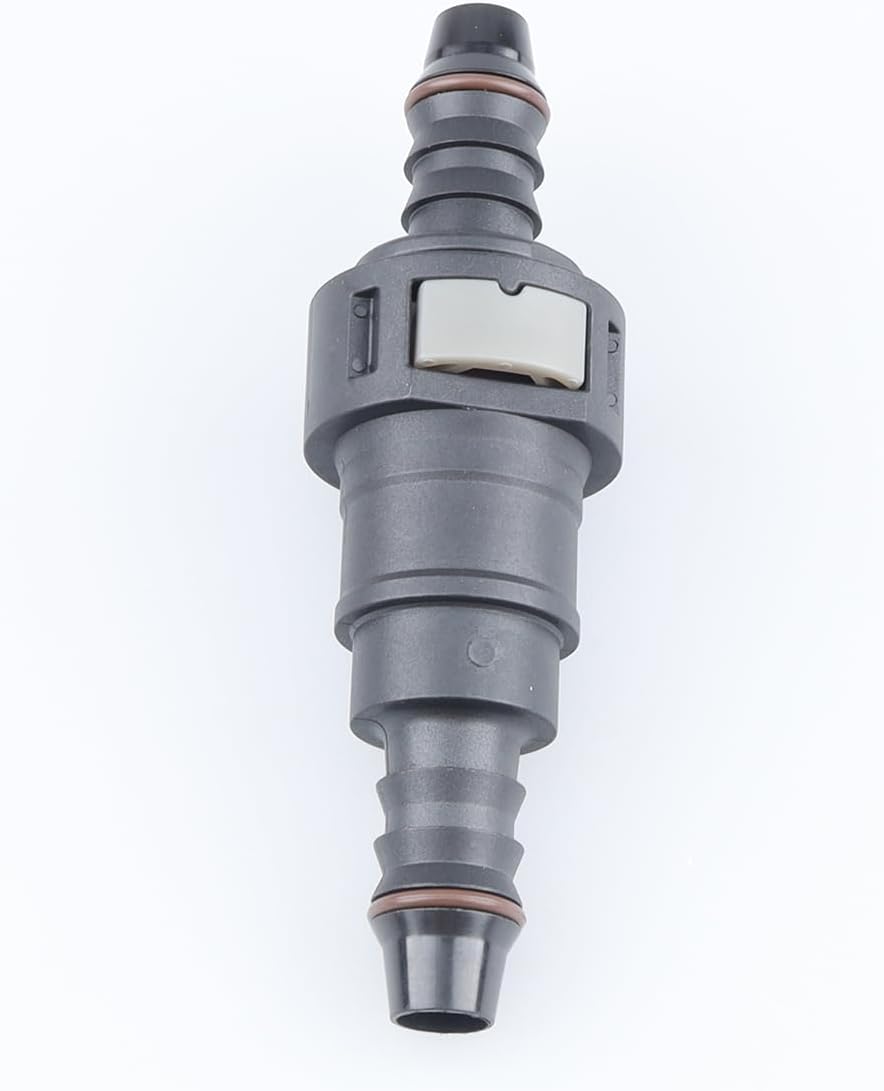 AC PERFORMANCE Fuel Quick Release Connector Female 1/2" Tube to Male 1/2" Barb with Male Quick Connector