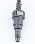 AC PERFORMANCE Fuel Quick Release Connector Female 1/2" Tube to Male 1/2" Barb with Male Quick Connector