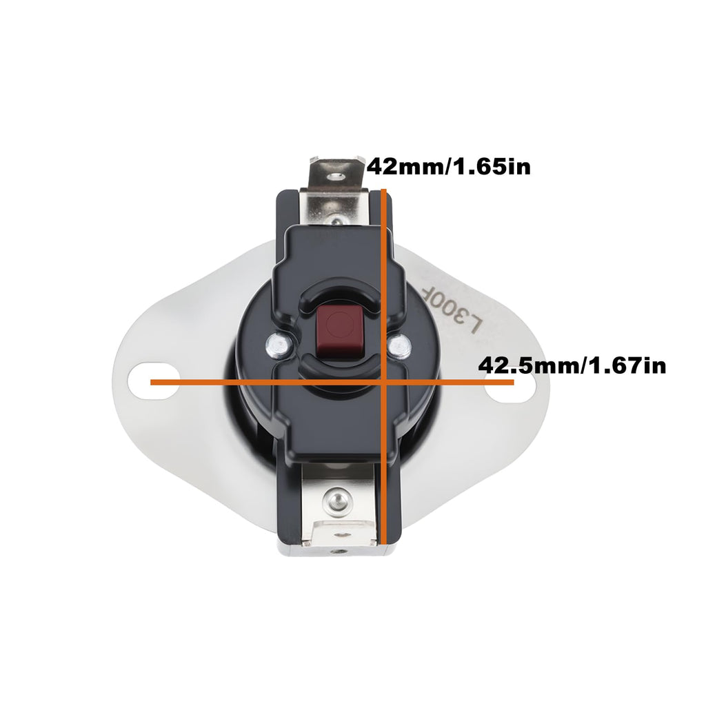 AS Axis Spindleon 1 Pack Manual Reset Dryer Thermostat 150℃ Replace 881504 471881504 Compatible with Wascomat Dryers