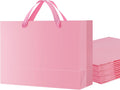 Extra Large Pink Gift Bags with Handles,16x6x12 Inch,12 Pack