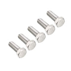 uxcell M12x35mm Hex Bolts 304 Stainless Steel Hexagon Screw Bolts 5pcs