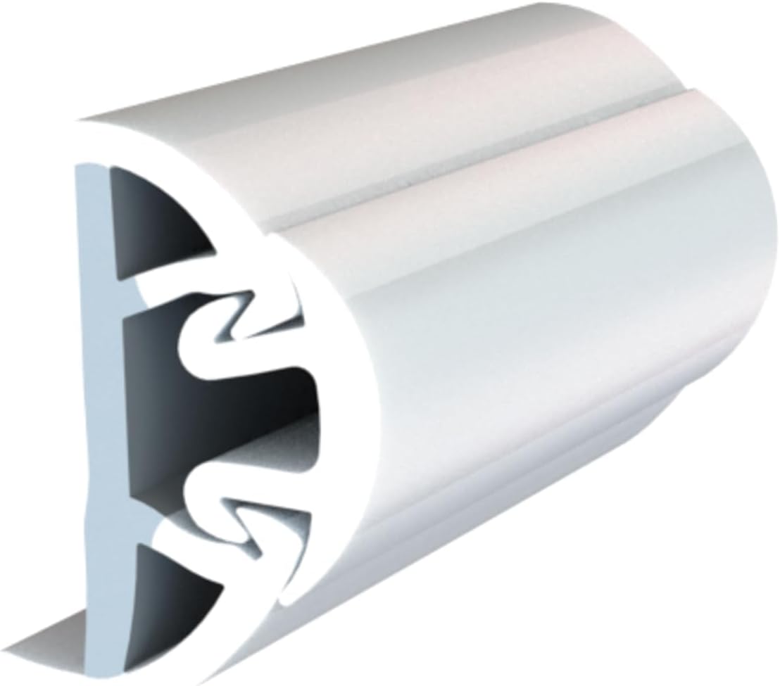 TACO Marine Supro-Flex Rub Rail, Arctic White 60' V11-9991WWK60-2