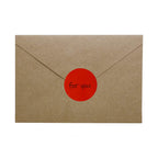 Color Coding Dot Labels 1 inch Round Gloss Paper Stickers Adhesive Label 1,000 Per Roll (red)