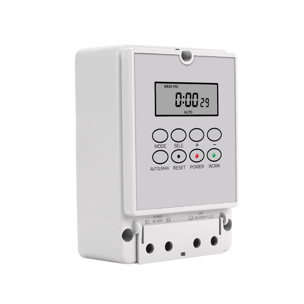 HRGDFBP Digital School Bell Timer Switch ZTY-08 Intelligent Microcomputer Auto Bell Ring Controller 220V 80 Groups Programmable Time