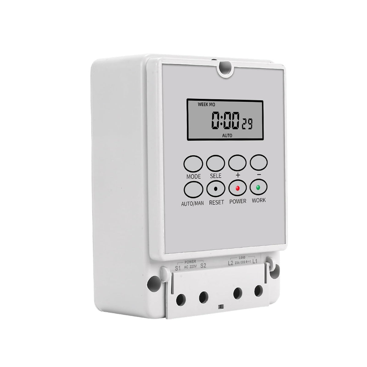 HRGDFBP Digital School Bell Timer Switch ZTY-08 Intelligent Microcomputer Auto Bell Ring Controller 220V 80 Groups Programmable Time