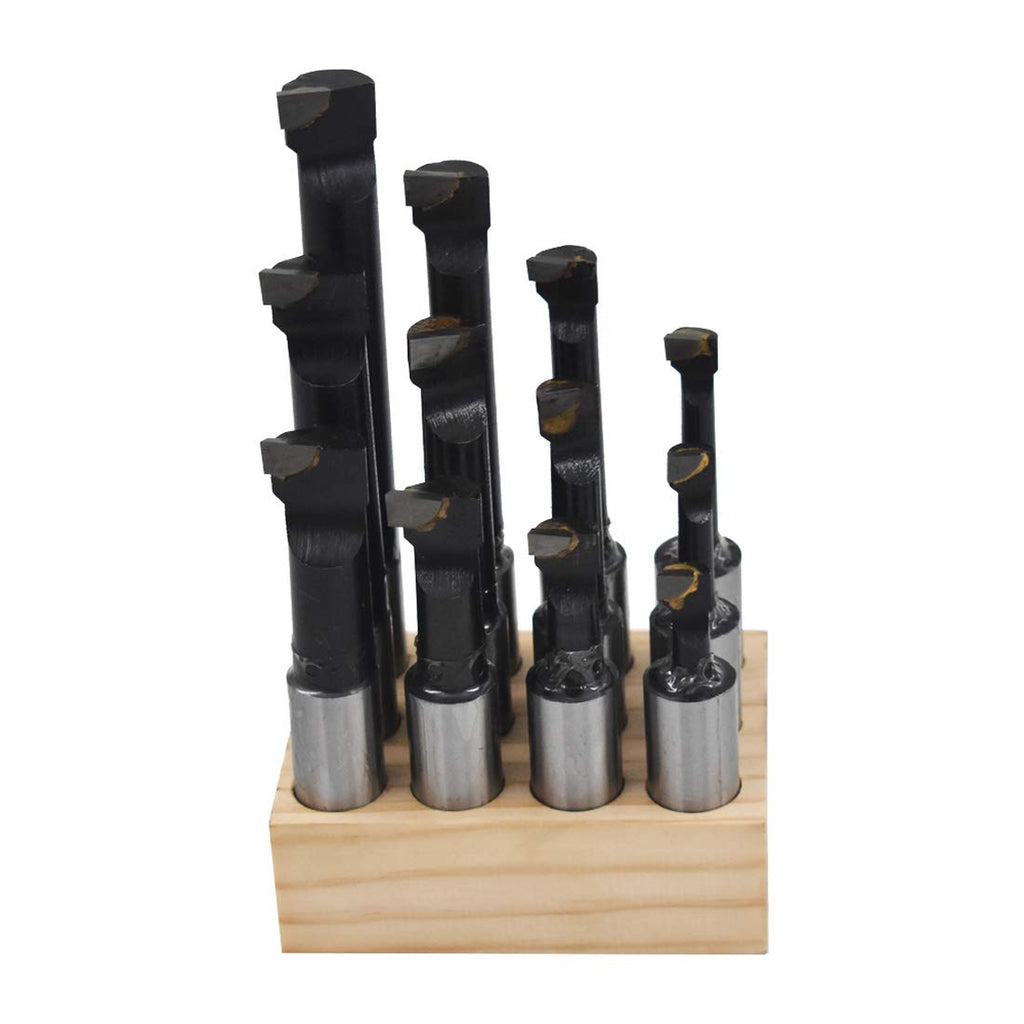 3/4 Boring Bar Set C6 12 Pcs Carbide Tipped Bars 3/4 Shank Lathe Tool