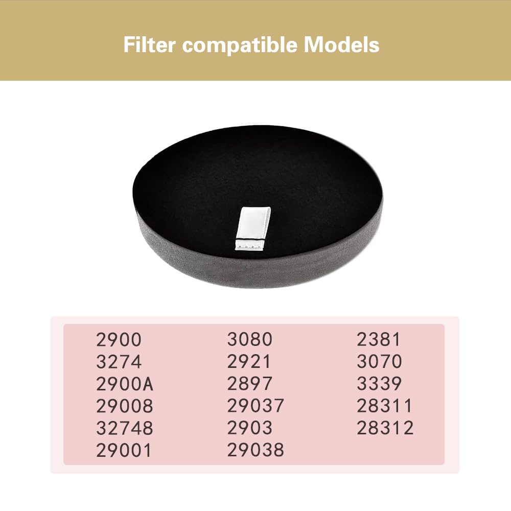 4 Pack 3070 Filter Replacement for Bissell CleanView Pet Slim 3080 2831