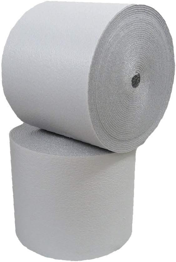 NASA TECH White Reflective Foam Core 2 Car Garage Door Insulation Kit 18FT (WIDE) x 8FT (HIGH) R Value 8.0 Made in